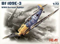 ICM 72131 Bf -109 E -3, германский истребитель ІІ Мировой войны 1/72