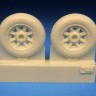 Barracuda Studios BCR32244 Grumman F8F-1 Bearcat early wheels	 (designed to be used with Trumpeter kits 1/32