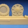 Barracuda Studios BCR32244 Grumman F8F-1 Bearcat early wheels	 (designed to be used with Trumpeter kits 1/32