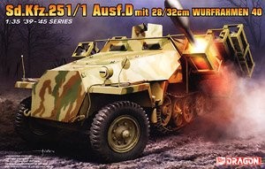 Dragon 6861 SdKfz 251/1 Ausf D mit 28/32cm Wurfrahmen 40 1/35