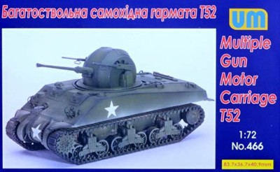 UniModel UMM-72466 Multiple Gun Motor Carriage T52 1/72