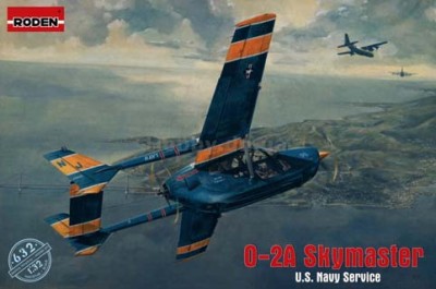 Roden 32632 Самолет Cessna O-2A Skymaster 1/32