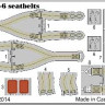 Eduard 32814 T-6 seatbelts