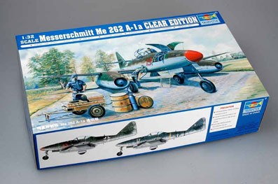 Trumpeter 02261 Самолет Ме 262 А-1а с прозрачными элементами