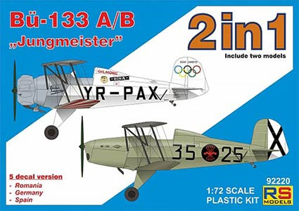 Rs Model 92220 Bu-133 A/B 'Jungmeister' 1937-1940 (2-in-1) 1/72