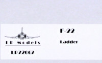Lp Models 48067 F-22 Ladder 1/48