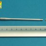 Aber 35 L-240 U.S 90 mm M3 barrel with thread protector for tank destroyer M36B1 (designed to be used with Academy and Italeri kits) 1/35
