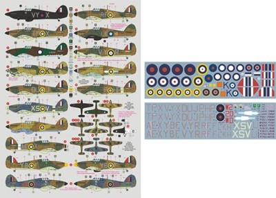 Dk Decals 72074 Hurricane Mk.I (15x camo) Part 1 1/72