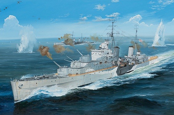 Trumpeter 05367 Английский лёгкий крейсер типа «Dido» «Argonaut» 1/350
