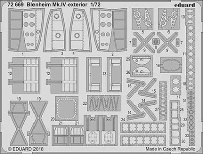Eduard 72669 Blenheim Mk.IV exterior 1/72