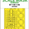 Art Scale 200-M48189 Messerschmitt Bf-110E wheels and canopy frame paint mask (outside only) 1/48