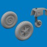 Eduard 632202 BRASSIN Bf 109E wheels (EDU) 1/32