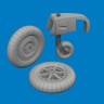 Eduard 632202 BRASSIN Bf 109E wheels (EDU) 1/32