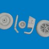 Eduard 632202 BRASSIN Bf 109E wheels (EDU) 1/32