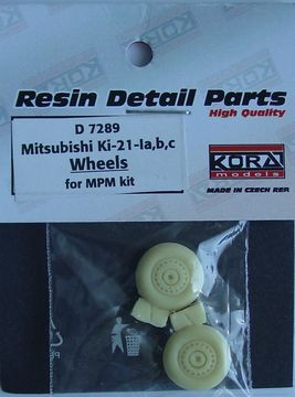 Kora Model D7289 Wheels for Mitsubishi Ki-21-I a,b,c (MPM) 1/72