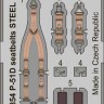 Eduard FE854 P-51D seatbelts STEEL 1/48