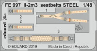 Eduard FE997 1/48 Il-2m3 seatbelts STEEL (TAM)