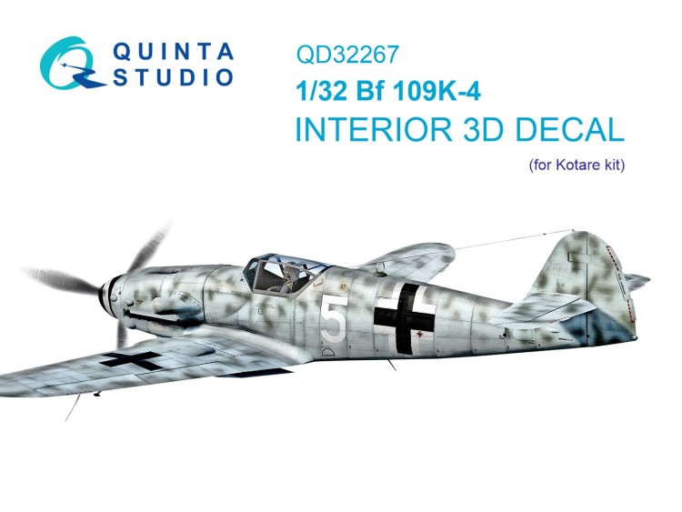 Quinta studio QD32267 Bf 109K-4 (Kotare) 1/32