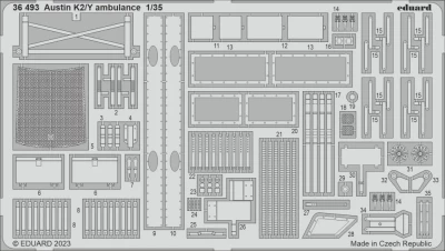 Eduard 36493 SET Austin K2/Y ambulance (AIRF) 1/35