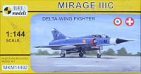 Mark 1 Models MKM-14492 Mirage IIIC 'Delta-wing Fighter' (4x camo) 1/144