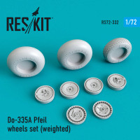 Reskit RS72-0332 Do-335 В Pfeil wheels set (weighted) Dragon, Revell, Hobby Boss 1/72