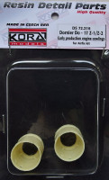 Kora Model DS72216 Do-17 Z-1/Z-2 early engine cowlings (AIRF) 1/72