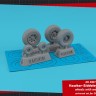 Armory ARAW72424 BAe Harrier GR.7/GR.9/McDonnell-Douglas AV-8B Harrier wheels with weighted tyres 1/72