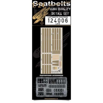 HGW 124006 Seatbelts Luftwaffe Fighters (Late) 1/24