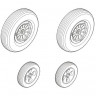 CMK 4238 Martin B-57B Wheels set for Airfix kit 1/48