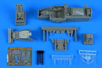 Aires 4886 Rafale C/M cockpit set (HOBBYB) 1/48