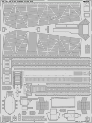 Eduard 481131 SET SM.79 rear fuselage interior (EDU) SET