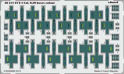 Eduard 36247 LVT-4 Cal. 0.30 boxes colour