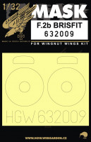 HGW 632009 BRISTOL F.2b FIGHTER маска 1/32