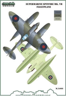 Model Maker Decals MD24069 Supermarine Spitfire MK.Vb floatplane 1/24