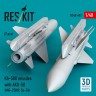 Reskit 48602 Kh-58U missiles with AKU-58 (2 pcs.) 1/48