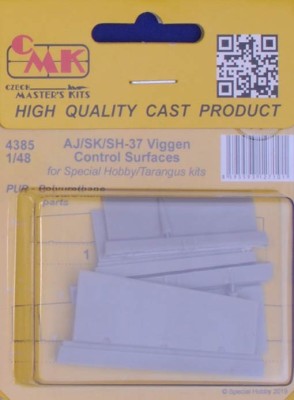 CMK 4385 AJ/SK/SH-37 Viggen Control Surfaces (TARA/SH) 1/48