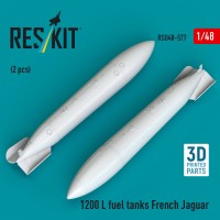 Reskit U48577 1200 L fuel tanks French Jaguar (2 pcs.) 1/48