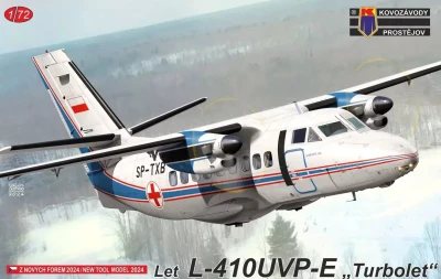 Kovozavody Prostejov 72435 LET L-410 UVP-E 'Turbolet' (4x camo) 1/72