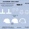 Weikert Decals 302 German Armoured Forces symbols - part 2 1/16