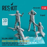 Reskit F48025 Yellow jersey Right position (4 fig.) 1/48