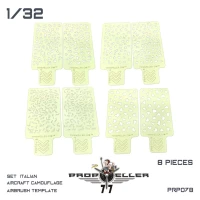 77 Propeller 77PRP078 SET Italian aircraft camo templates (8 pcs.) 1/32
