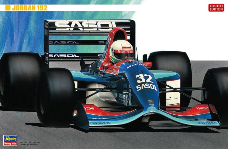 Hasegawa 20728 Гоночный автомобиль Формулы 1 Jordan 192 (Limited Edition) 1/24