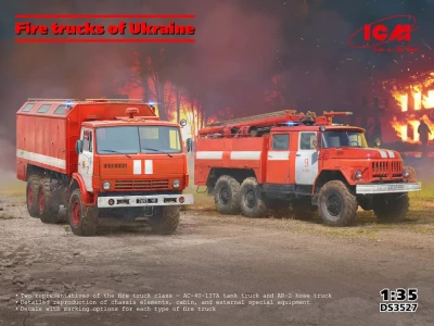 ICM ICMDS3527 Пожарные машины Камаз и ЗиЛ 1/35