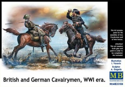 Master box 35184 British and German Cavalrymen, WWI era 1/35
