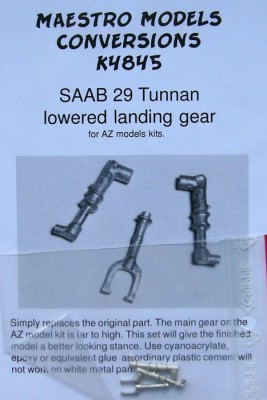 Maestro Models MMCK-4845 1/48 SAAB 29 Tunnan - lowered landing gear (AZ)