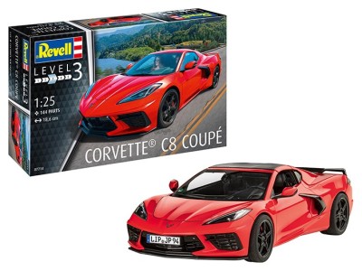 Revell 07714 Corvette C8 Coupe (NEW TOOLING in 2024) 1/24