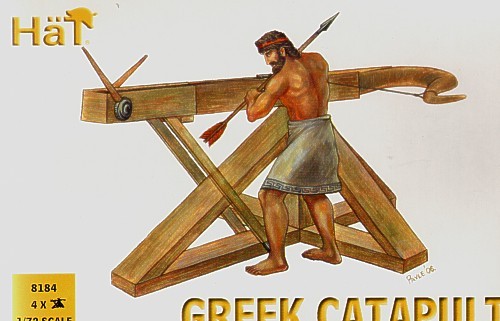 HAT 8184 Greek Catapults x 4 per box A1035R Restocks Production 1/72