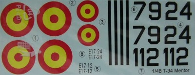 LF Model C4832 Decals T-34A Mentor over Spain Part I. (ACON) 1/48