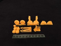 Metallic Details MDR3248 Yakovlev Yak-9 landing gears (designed to be used with ICM UA GB kits) (3d-printed) 1/32