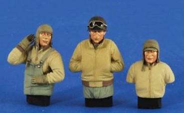 Condor F-350288 Танкисты США в зимней форме, WW II, Корея, 3 бюста 1:35